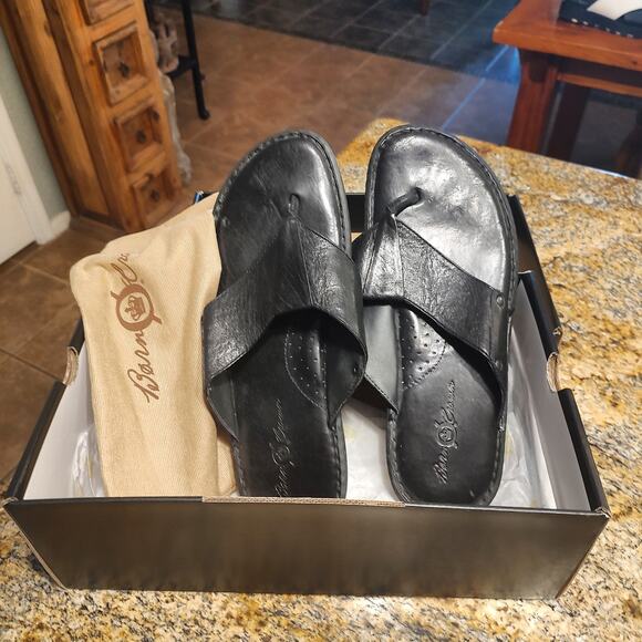 Rare Born Monroe Black Sandals Size 11 USA Model M3722 main image 9